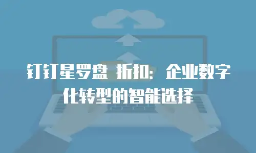钉钉星罗盘 折扣：企业数字化转型的智能选择