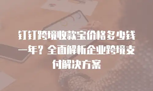 钉钉跨境收款宝价格多少钱一年？全面解析企业跨境支付解决方案