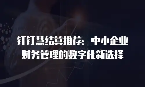 钉钉慧结算推荐：中小企业财务管理的数字化新选择