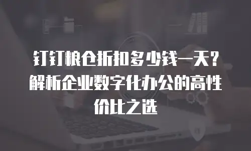 钉钉粮仓折扣多少钱一天？解析企业数字化办公的高性价比之选