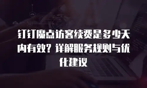 钉钉魔点访客续费是多少天内有效？详解服务规则与优化建议