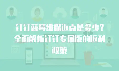 钉钉蓝莓维保返点是多少？全面解析钉钉专属版的返利政策