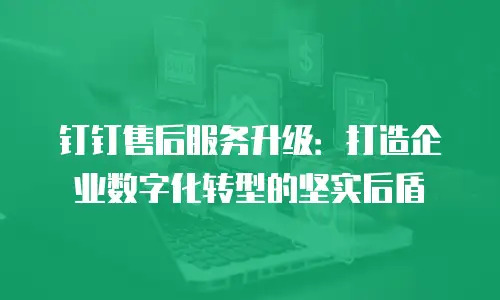 钉钉售后服务升级：打造企业数字化转型的坚实后盾