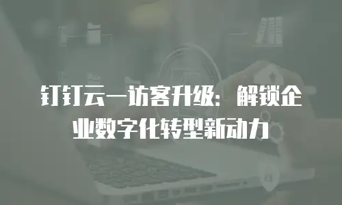 钉钉云一访客升级：解锁企业数字化转型新动力