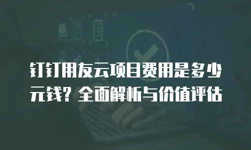 钉钉用友云项目费用是多少元钱？全面解析与价值评估