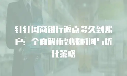 钉钉网商银行返点多久到账户：全面解析到账时间与优化策略