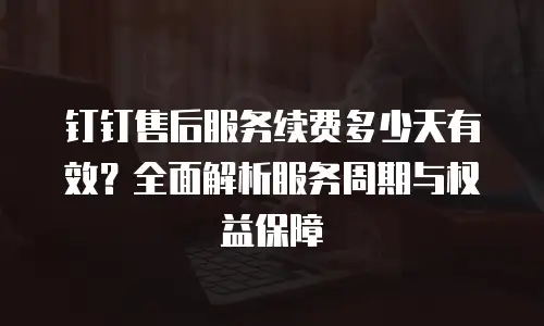 钉钉售后服务续费多少天有效？全面解析服务周期与权益保障