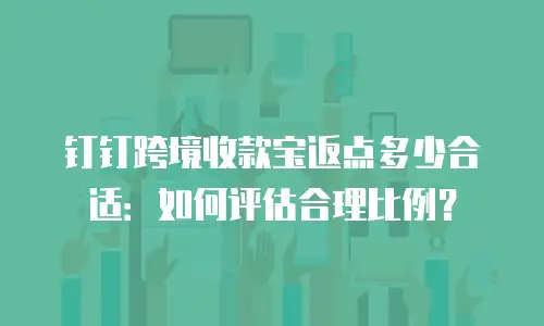 钉钉跨境收款宝返点多少合适：如何评估合理比例？