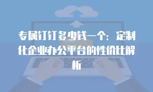 专属钉钉多少钱一个：定制化企业办公平台的性价比解析