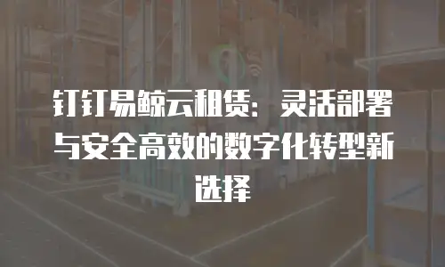 钉钉易鲸云租赁：灵活部署与安全高效的数字化转型新选择