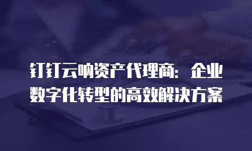 钉钉云呐资产代理商：企业数字化转型的高效解决方案