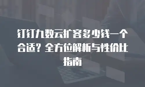 钉钉九数云扩容多少钱一个合适？全方位解析与性价比指南