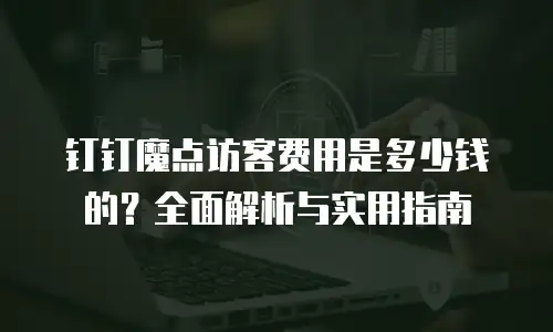 钉钉魔点访客费用是多少钱的？全面解析与实用指南