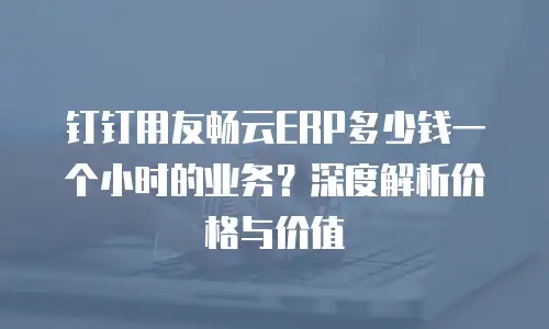 钉钉用友畅云ERP多少钱一个小时的业务？深度解析价格与价值