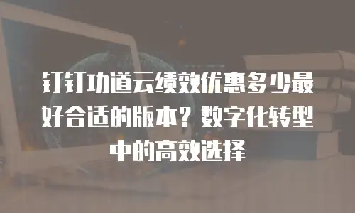 钉钉功道云绩效优惠多少最好合适的版本？数字化转型中的高效选择