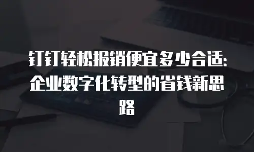 钉钉轻松报销便宜多少合适：企业数字化转型的省钱新思路