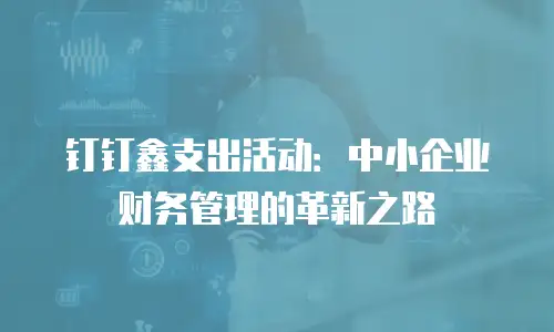 钉钉鑫支出活动：中小企业财务管理的革新之路