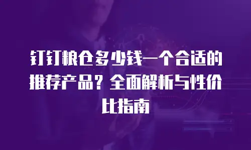 钉钉粮仓多少钱一个合适的推荐产品？全面解析与性价比指南