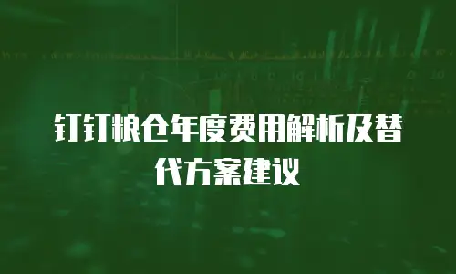 钉钉粮仓年度费用解析及替代方案建议