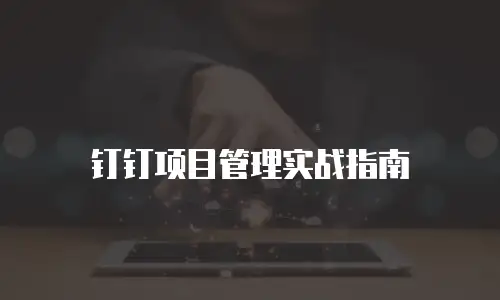 钉钉项目管理实战指南