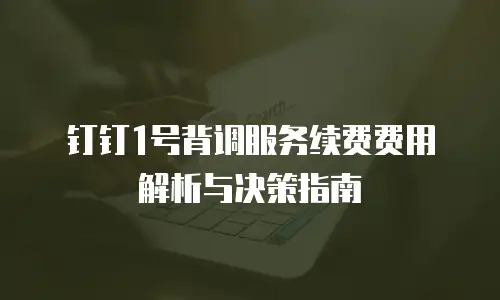 钉钉1号背调服务续费费用解析与决策指南