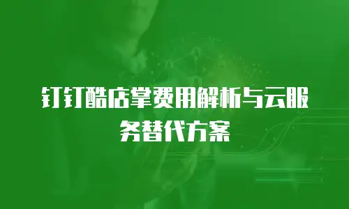 钉钉酷店掌费用解析与云服务替代方案