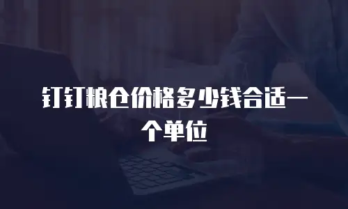 钉钉粮仓价格多少钱合适一个单位