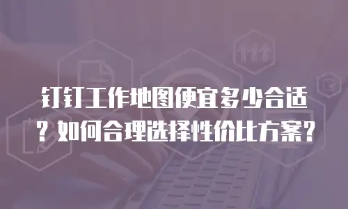 钉钉工作地图便宜多少合适？如何合理选择性价比方案？