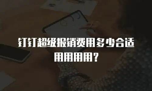 钉钉超级报销费用多少合适用用用用？