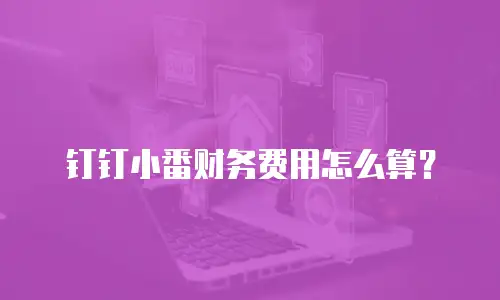 钉钉小番财务费用怎么算？