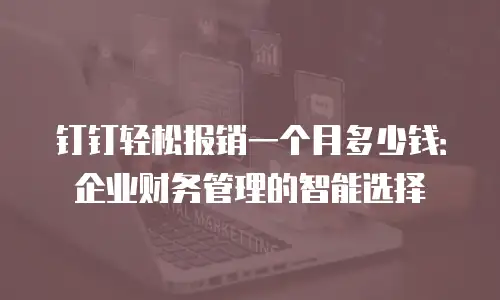 钉钉轻松报销一个月多少钱：企业财务管理的智能选择