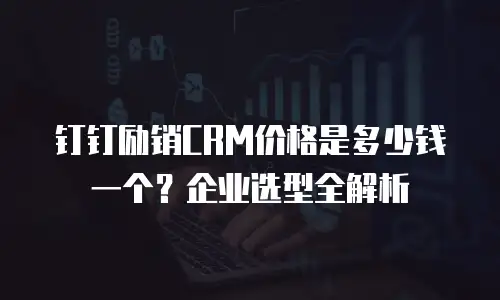 钉钉励销CRM价格是多少钱一个？企业选型全解析
