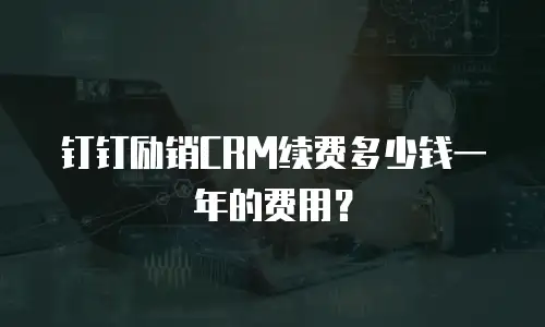 钉钉励销CRM续费多少钱一年的费用？