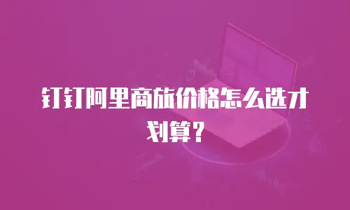钉钉阿里商旅价格怎么选才划算？