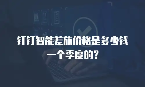 钉钉智能差旅价格是多少钱一个季度的？