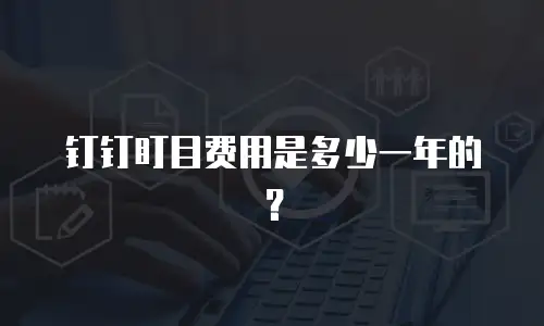 钉钉盯目费用是多少一年的？