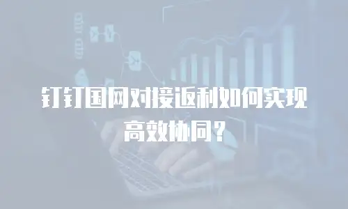 钉钉国网对接返利如何实现高效协同？