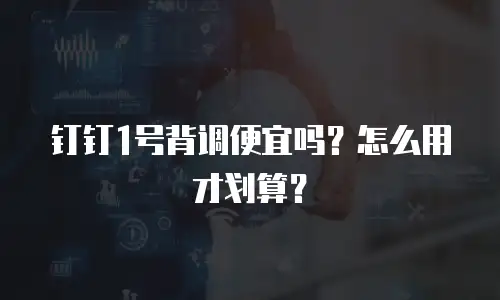 钉钉1号背调便宜吗？怎么用才划算？