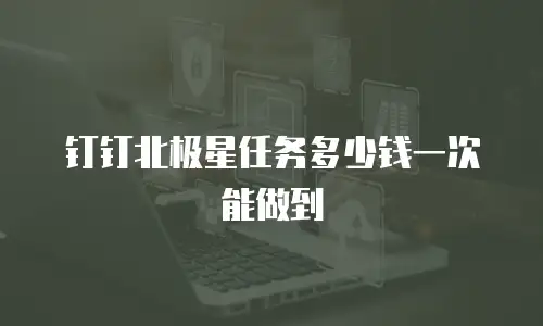 钉钉北极星任务多少钱一次能做到