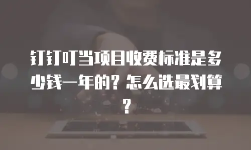 钉钉叮当项目收费标准是多少钱一年的？怎么选最划算？