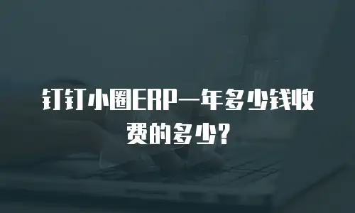 钉钉小圈ERP一年多少钱收费的多少？