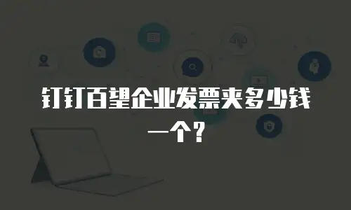 钉钉百望企业发票夹多少钱一个？