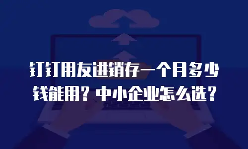 钉钉用友进销存一个月多少钱能用？中小企业怎么选？
