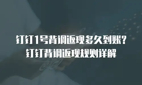 钉钉1号背调返现多久到账？钉钉背调返现规则详解
