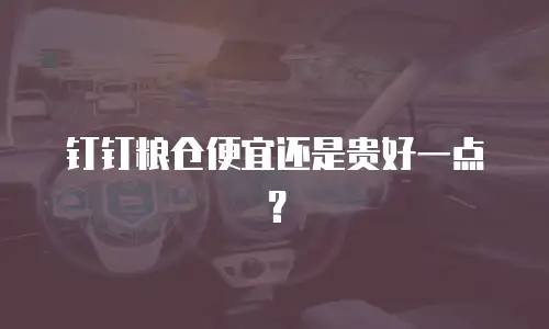 钉钉粮仓便宜还是贵好一点？
