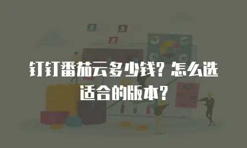 钉钉番茄云多少钱？怎么选适合的版本？