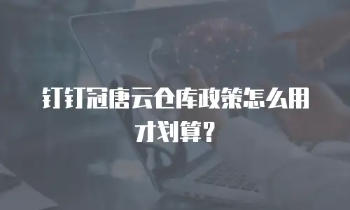 钉钉冠唐云仓库政策怎么用才划算？