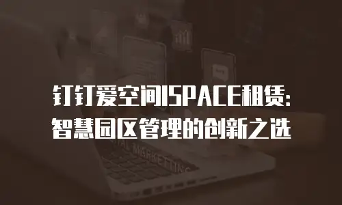 钉钉爱空间ISPACE租赁：智慧园区管理的创新之选