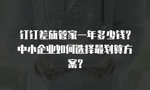 钉钉差旅管家一年多少钱？中小企业如何选择最划算方案？