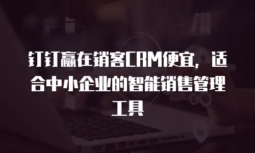 钉钉赢在销客CRM便宜，适合中小企业的智能销售管理工具